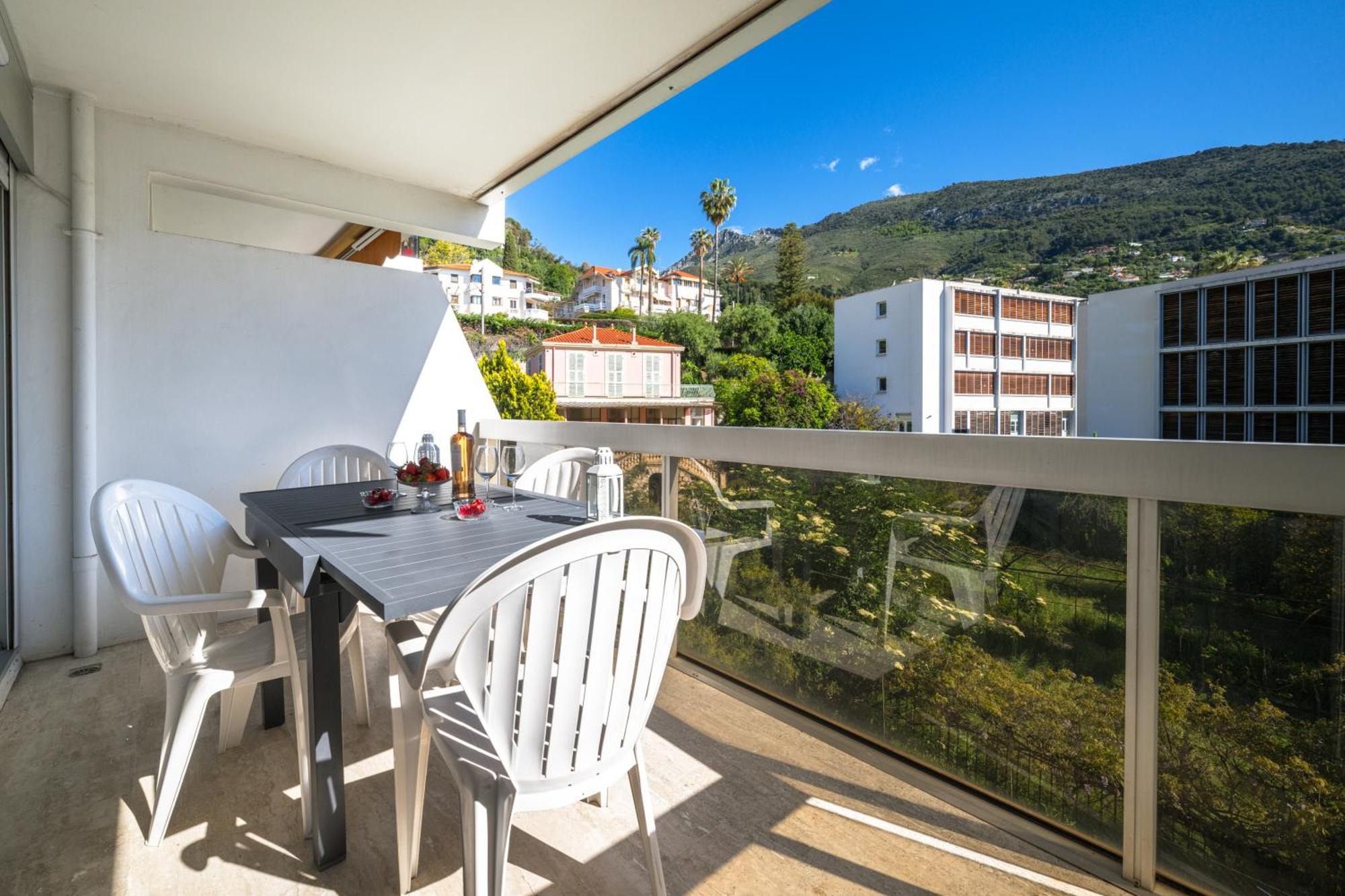 Le Rocamare - Piscine Toit Terrasse - Parking Prive - Terrasse Lejlighed Menton Eksteriør billede