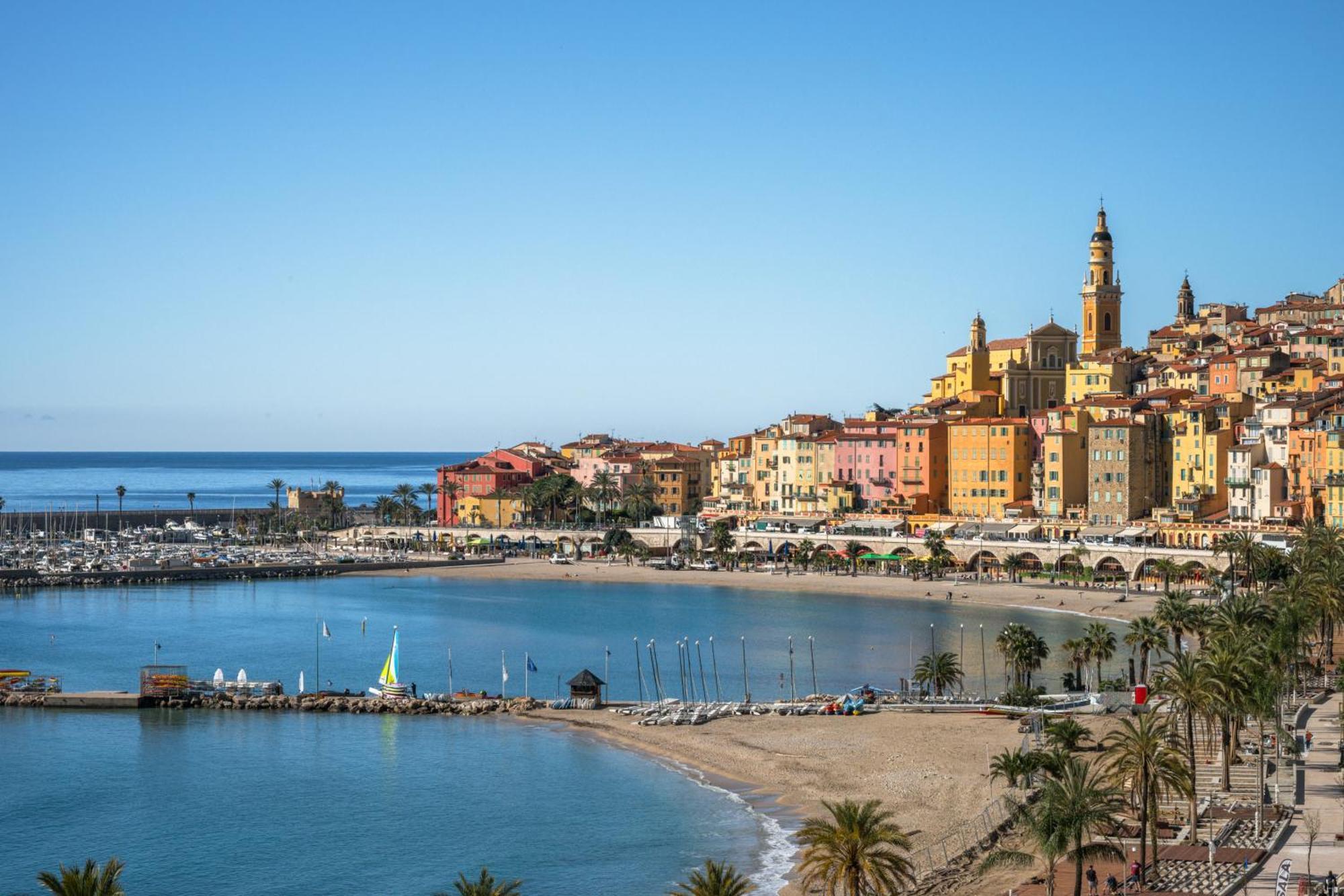 Le Rocamare - Piscine Toit Terrasse - Parking Prive - Terrasse Lejlighed Menton Eksteriør billede